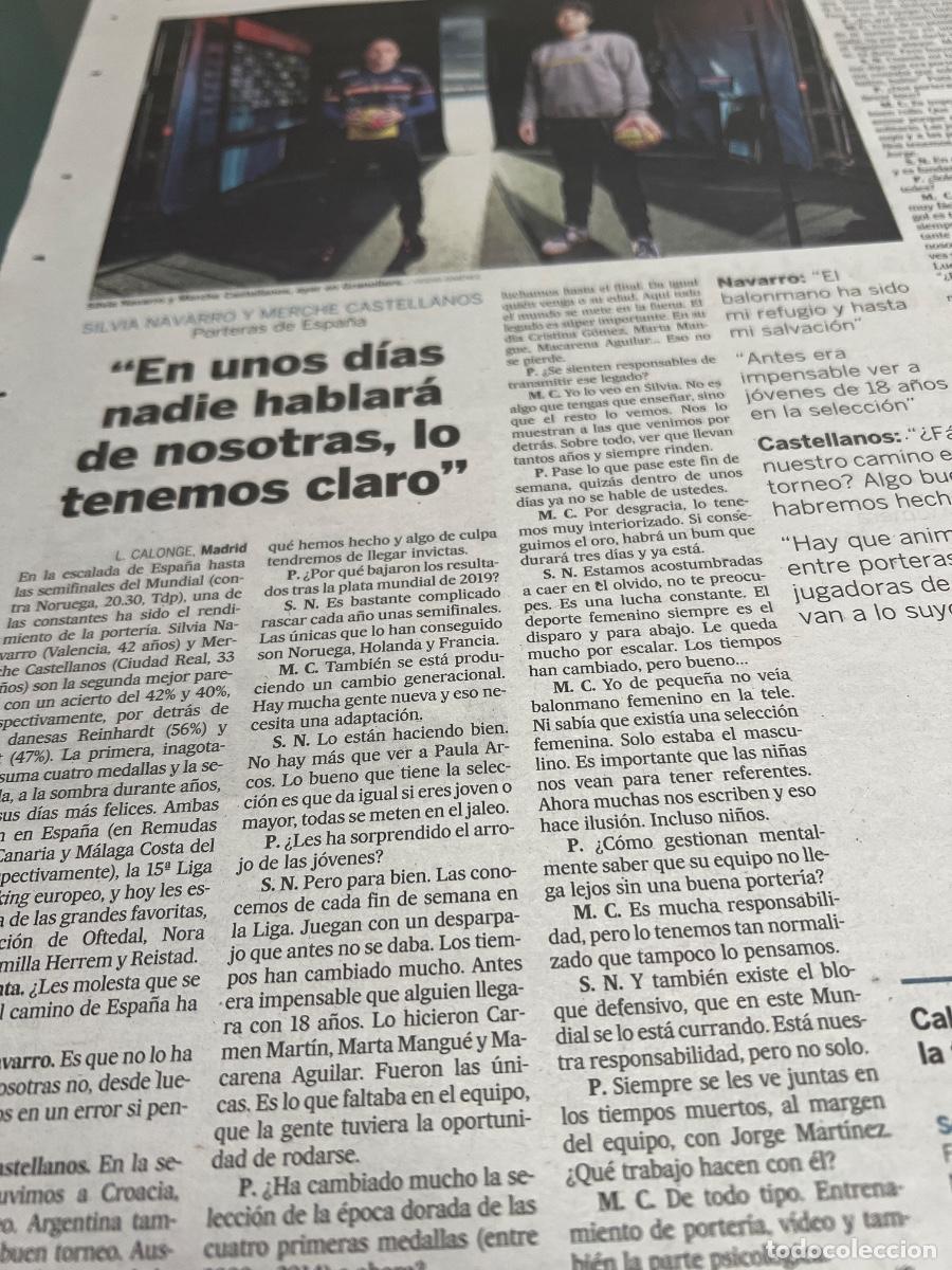 Collection Newspaper El Pa&iacute;s: SELECCI&Oacute;N FEMENINA BALONMANO. SILVIA NAVARRO. MERCHE CASTELLANOS.