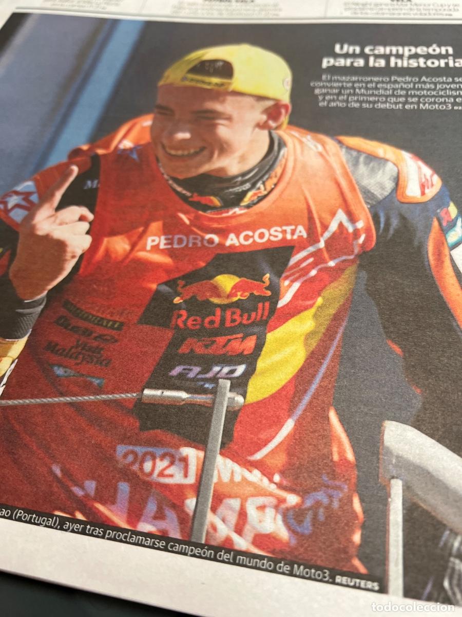 Collection Newspaper El Pa&iacute;s: PEDRO ACOSTA. MOTOCICLISMO. MOTO3. Suplemento La Verdad 2021.