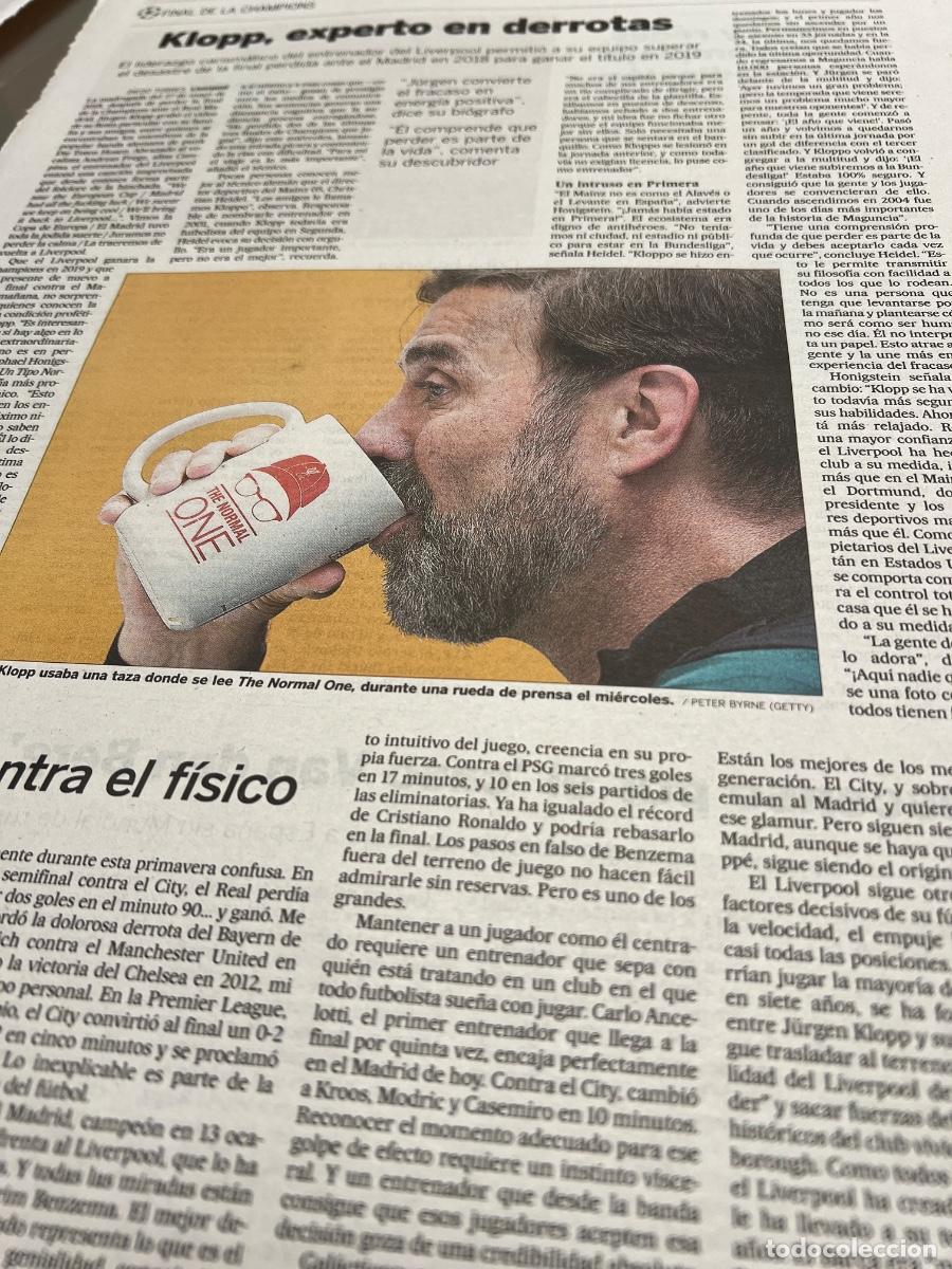 Sammeln von Zeitungen El Pa&iacute;s: J&Uuml;RGEN KLOPP. F&Uacute;TBOL. ENTRENADOR LIVERPOOL.