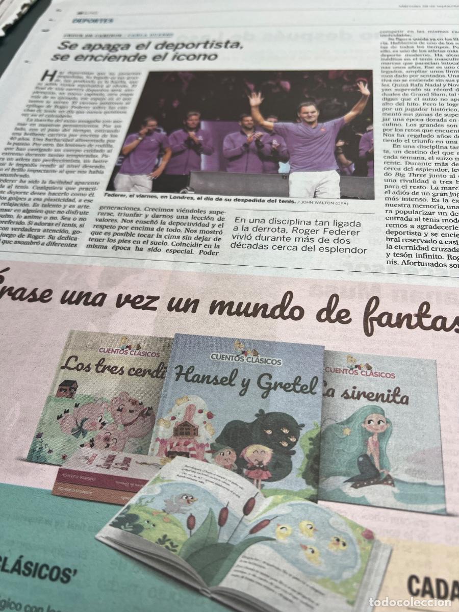 Coleccionismo de peri&oacute;dico El Pa&iacute;s: Dossier ROGER FEDERER. TENIS. - Foto 6