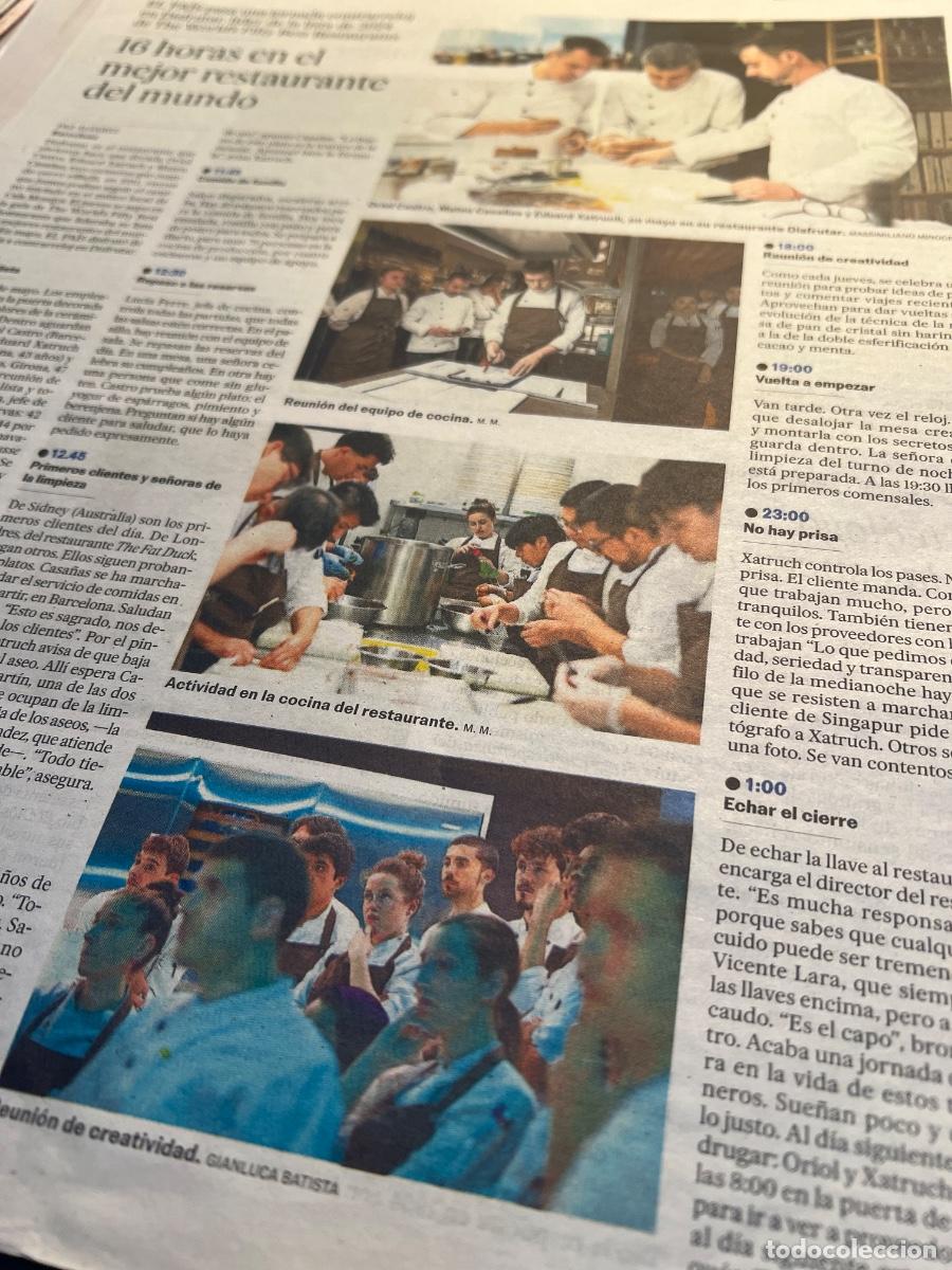 Collezionismo di Peri&oacute;dico El Pa&iacute;s: RESTAURANTE DISFRUTAR. THE WORLDS FIFTY BEST RESTAURANTS. Gastronom&iacute;a.