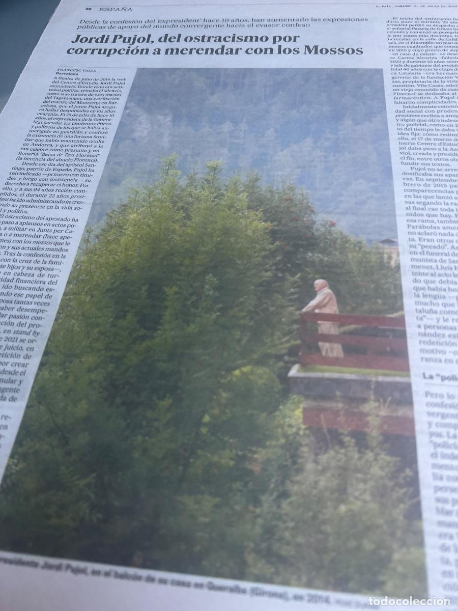 Sammeln von Zeitungen El Pa&iacute;s: Dossier JORDI PUJOL. EXPRESIDENT DE LA GENERALITAT DE CATALU&Ntilde;A CONVERGENCIA I UNI&Oacute; POL&Iacute;TICA CATALANA