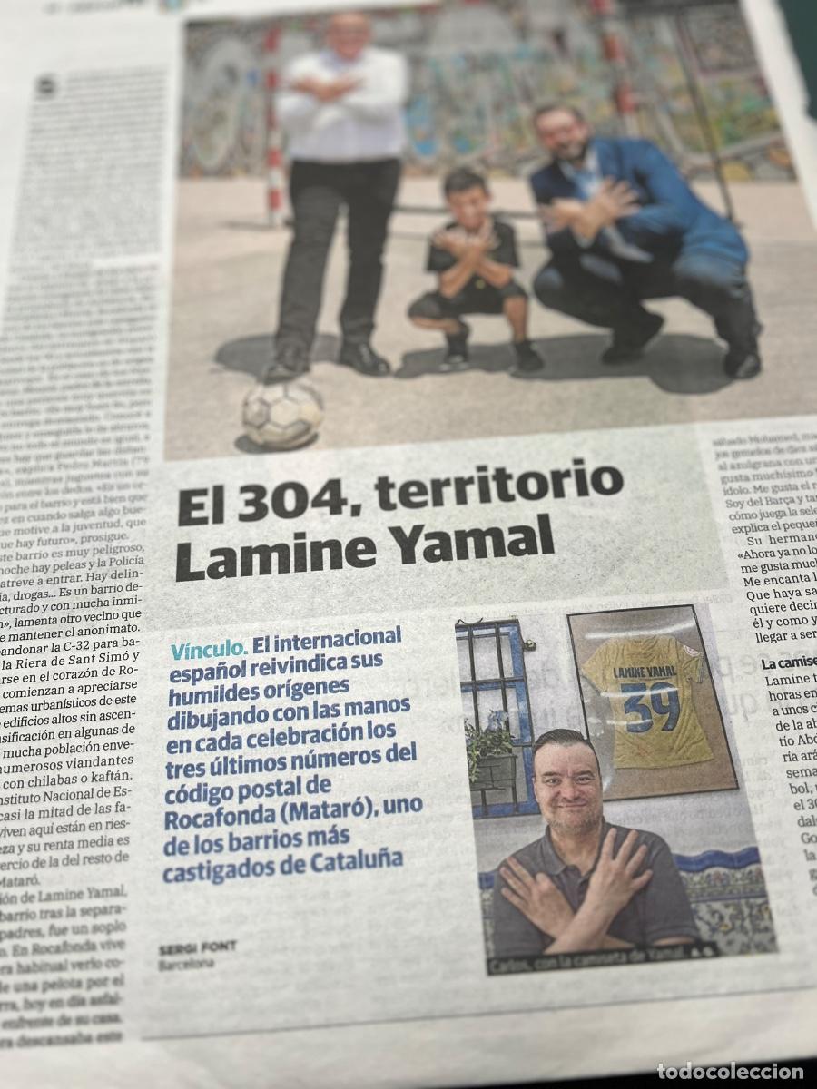 Colecionismo do Jornal El Pa&iacute;s: Dossier LAMINE YAMAL F.C. Barcelona Delantero Selecci&oacute;n Espa&ntilde;a. CAMPE&Oacute;N EUROCOPA 2024.