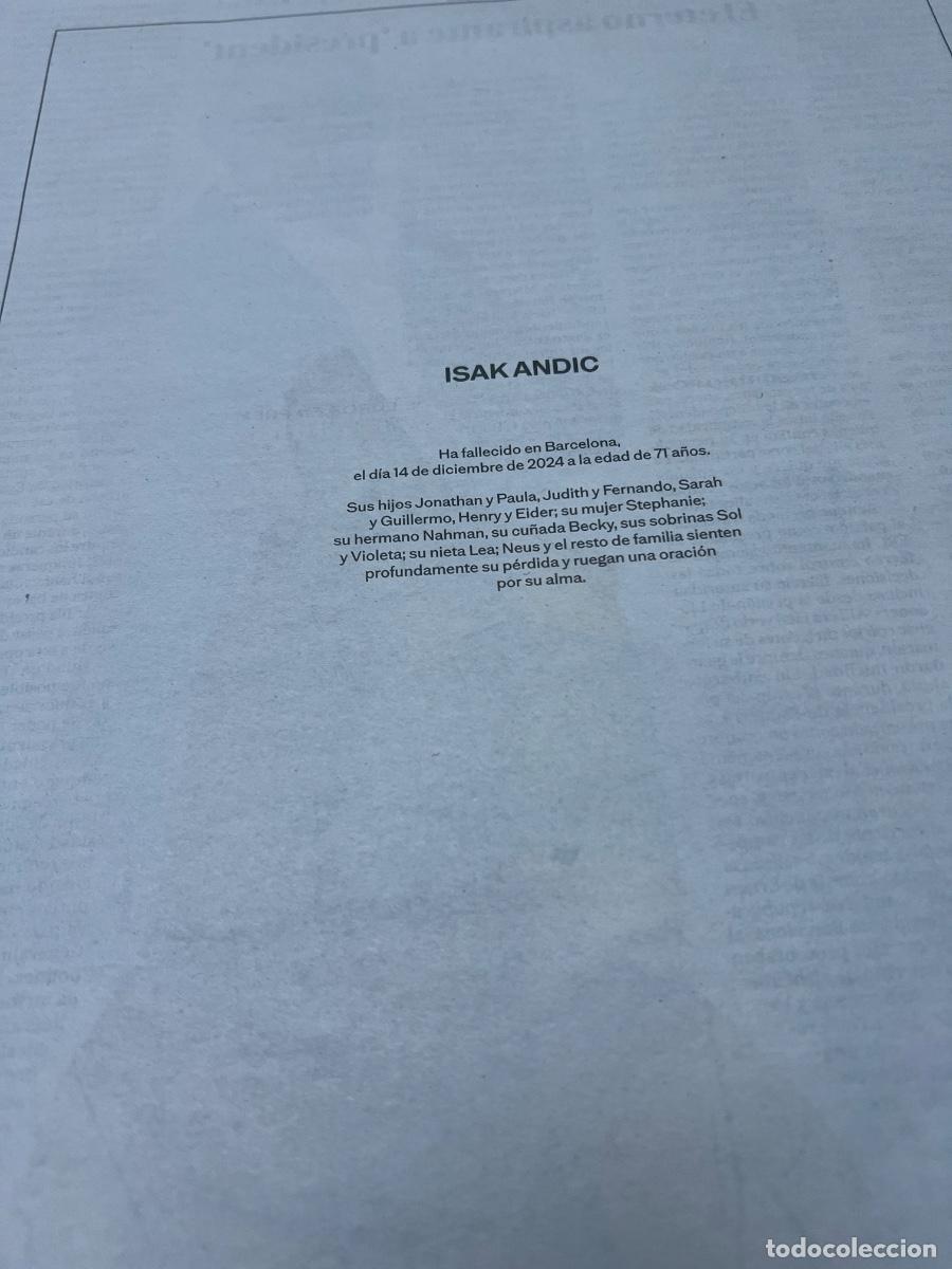 Coleccionismo de peri&oacute;dico El Pa&iacute;s: Dossier MANGO. ISAK ANDIC. MODA. - Foto 4
