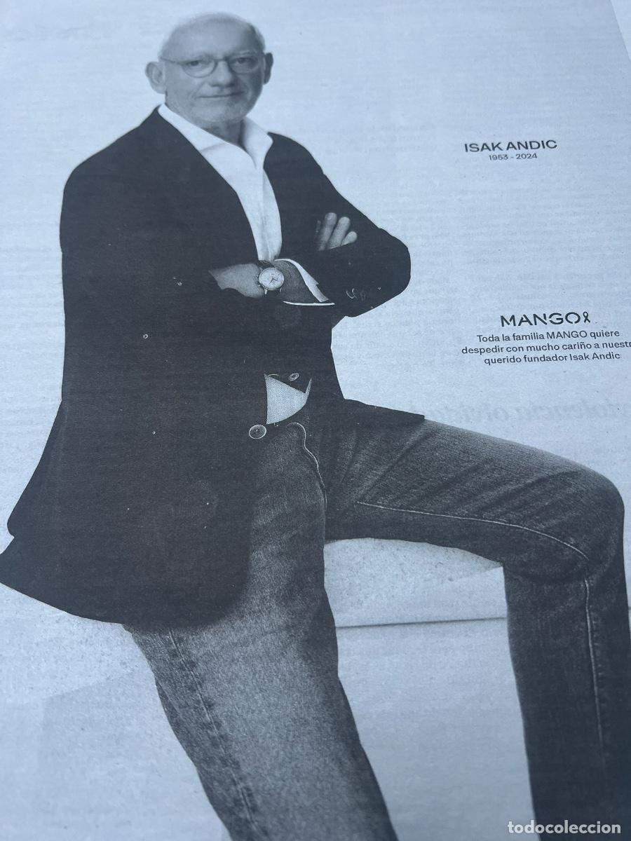 Coleccionismo de peri&oacute;dico El Pa&iacute;s: Dossier MANGO. ISAK ANDIC. MODA. - Foto 5