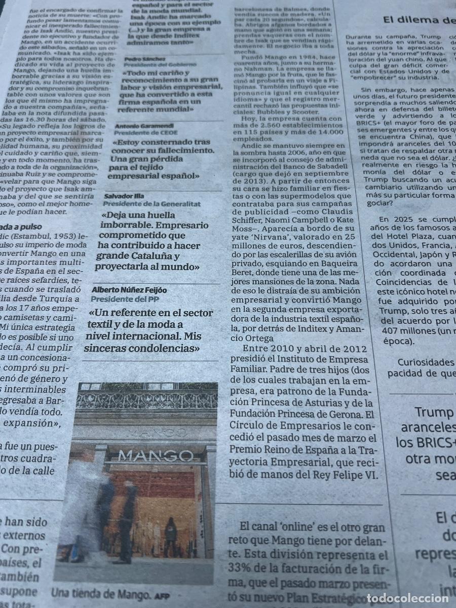 Coleccionismo de peri&oacute;dico El Pa&iacute;s: Dossier MANGO. ISAK ANDIC. MODA. - Foto 9