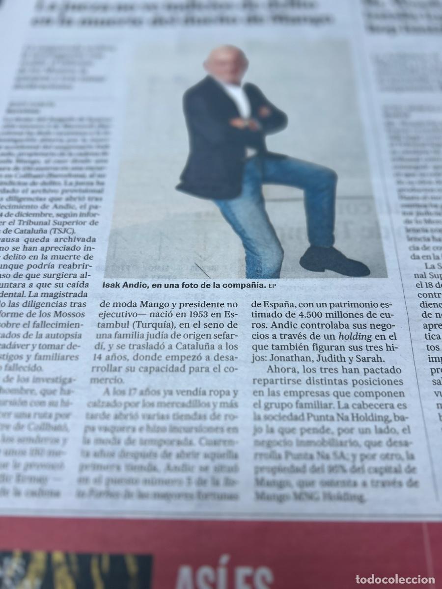 Coleccionismo de peri&oacute;dico El Pa&iacute;s: Dossier MANGO. ISAK ANDIC. MODA. - Foto 10