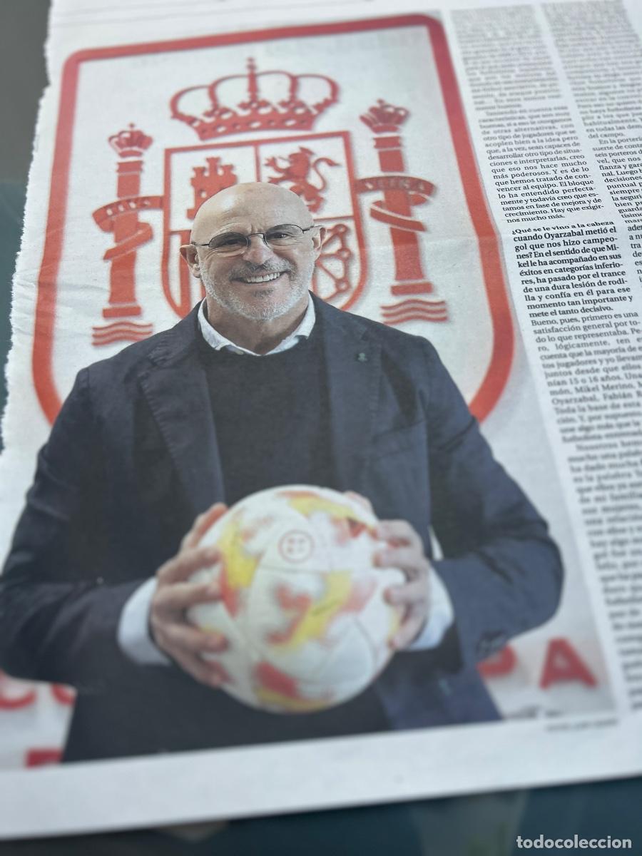 Collezionismo di Peri&oacute;dico El Pa&iacute;s: Historia SELECCI&Oacute;N ESPA&Ntilde;OLA F&Uacute;TBOL LUIS DE LA FUENTE MERINO LAMINE YAMAL