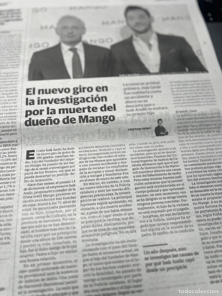 Coleccionismo de peri&oacute;dico El Pa&iacute;s: Dossier MANGO. ISAK ANDIC. MODA. - Foto 15