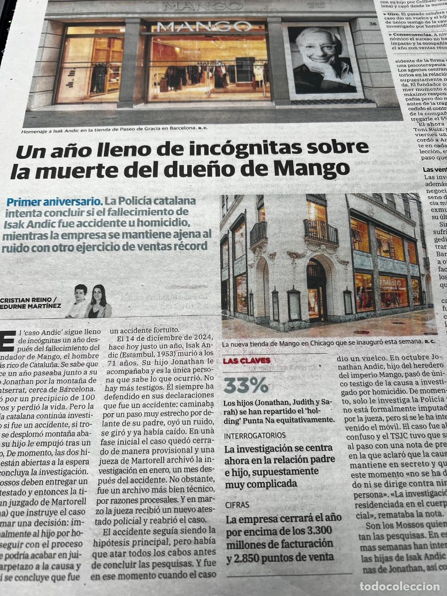 Coleccionismo de peri&oacute;dico El Pa&iacute;s: Dossier MANGO. ISAK ANDIC. MODA. - Foto 16