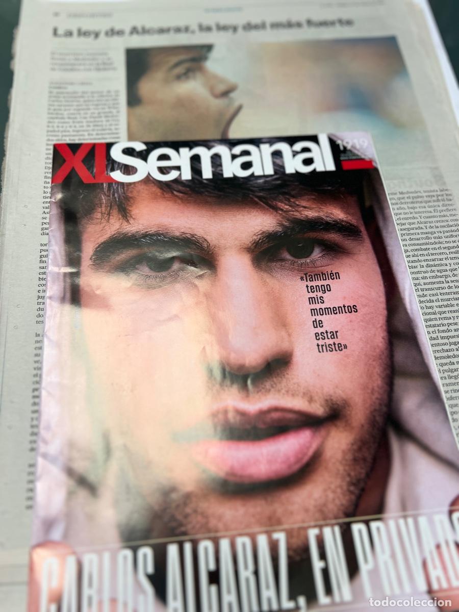 Collection Newspaper El Pa&iacute;s: Dossier prensa CARLOS ALCARAZ. Tenis. Wimbledon, Roland Garros, Open Australia......