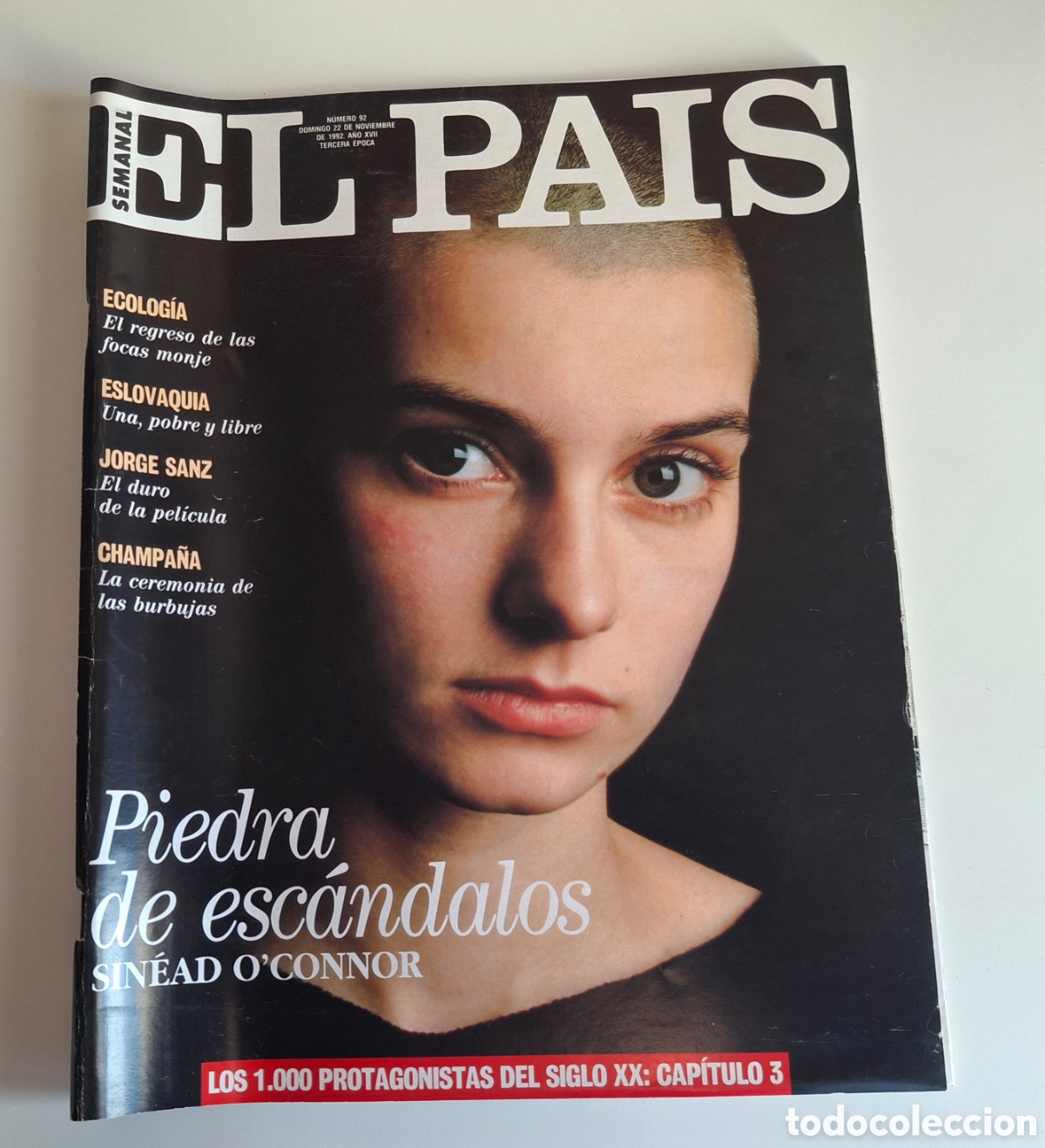 Sammeln von Zeitungen El Pa&iacute;s: EL PAIS SEMANAL, 92, SIN&Eacute;AD O'CONNOR