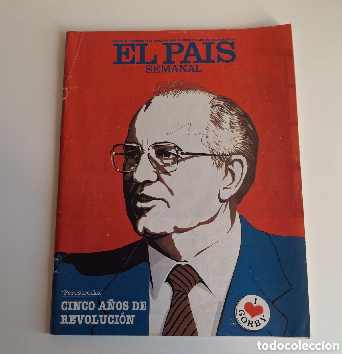 Sammeln von Zeitungen El Pa&iacute;s: EL PAIS SEMANAL, SEGUNDA &Eacute;POCA 674 PERESTROIKA