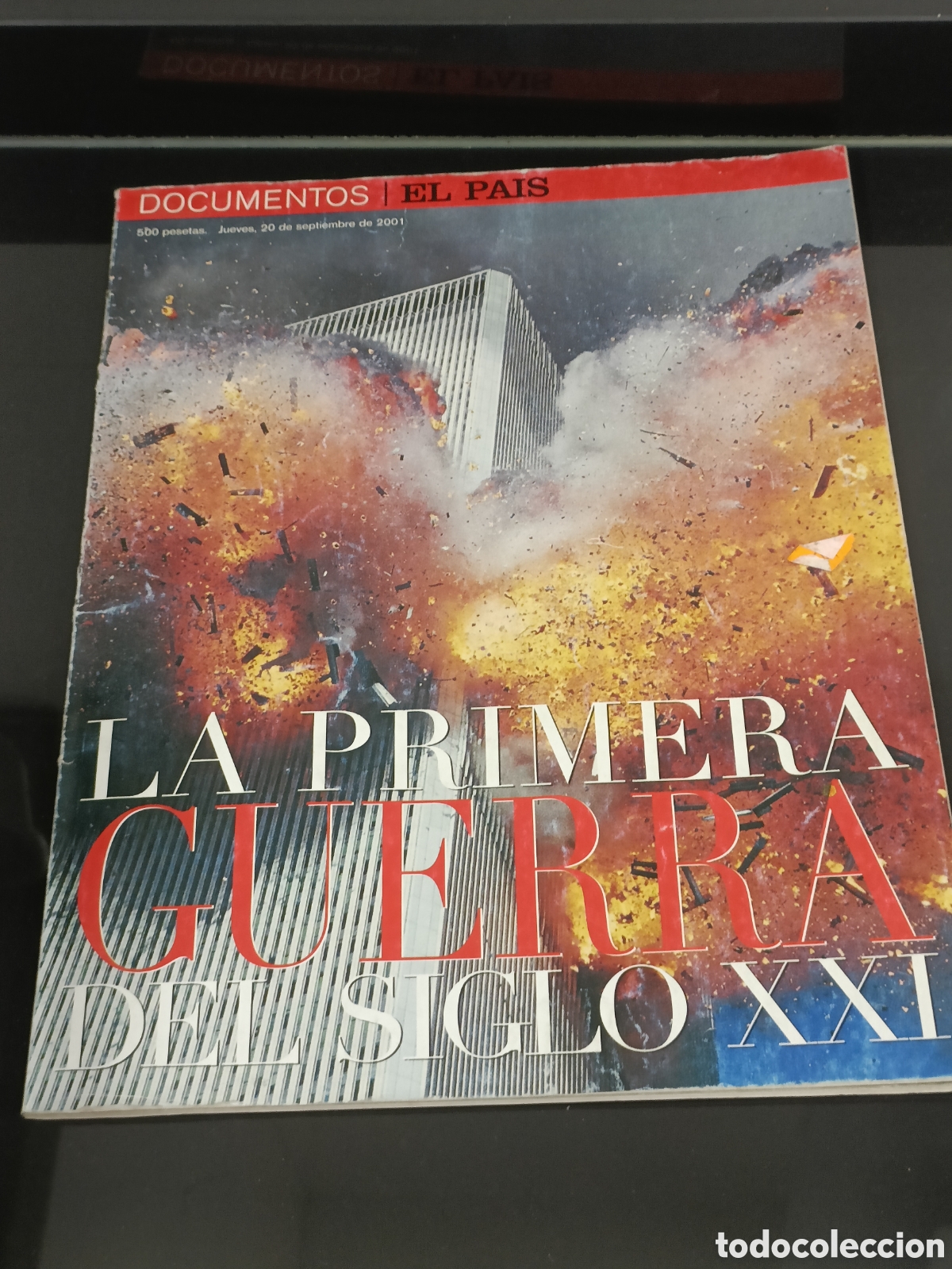 Coleccionismo de Peri&oacute;dico El Pa&iacute;s: Documentos El Pa&iacute;s Torres Gemelas 11S - jueves 20 de septiembre de 2001