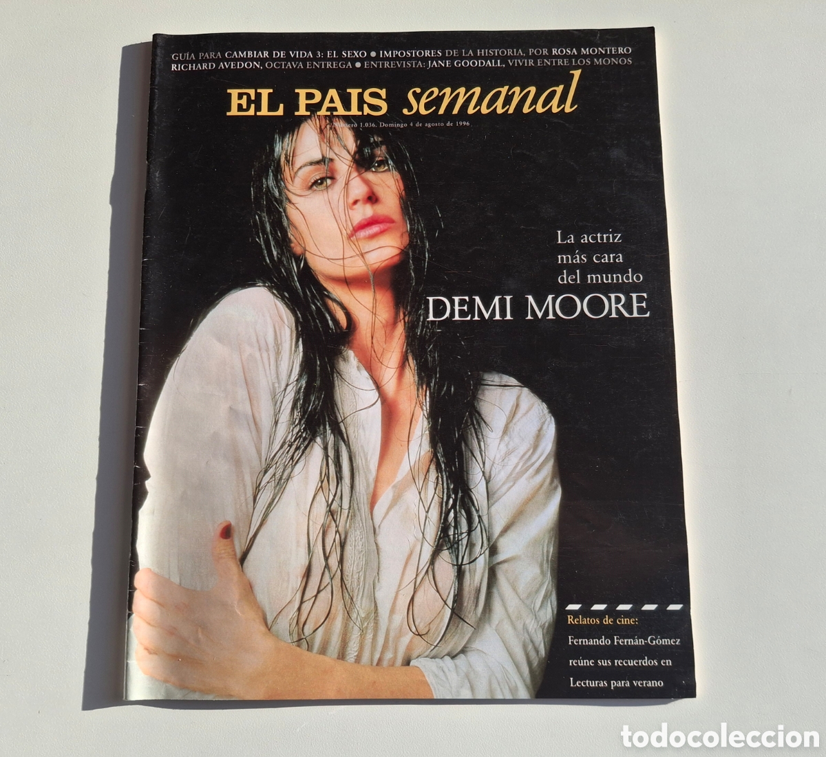 Coleccionismo de Peri&oacute;dico El Pa&iacute;s: EL PA&Iacute;S SEMANAL 1036, DEMI MOORE