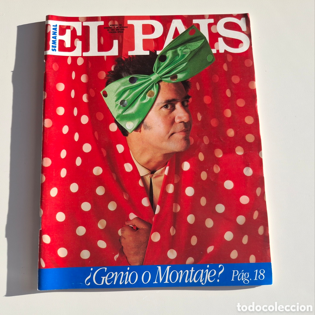Coleccionismo de Peri&oacute;dico El Pa&iacute;s: EL PA&Iacute;S SEMANAL 139, ALMOD&Oacute;VAR