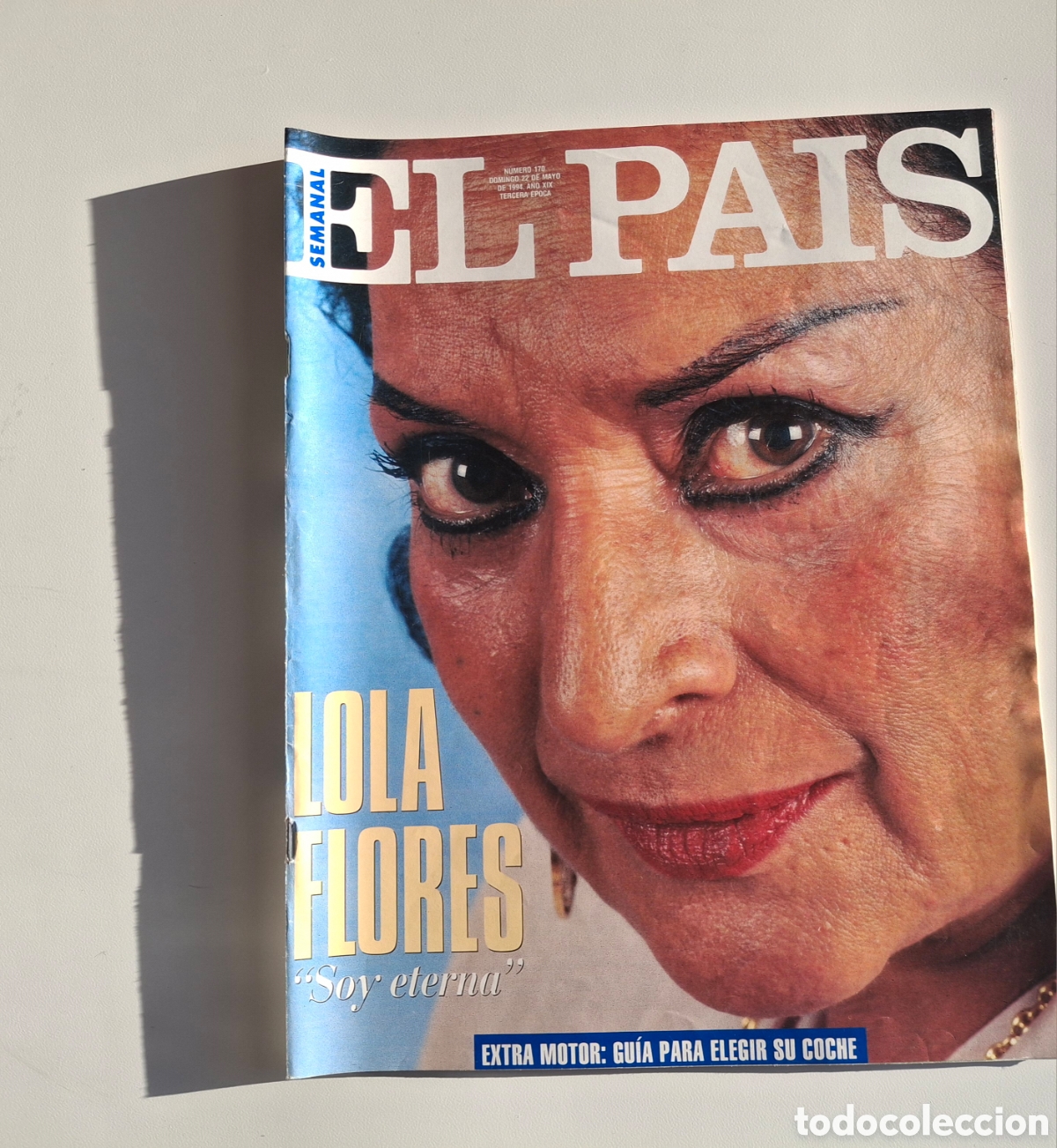 Coleccionismo de Peri&oacute;dico El Pa&iacute;s: EL PA&Iacute;S SEMANAL 170, LOLA FLORES