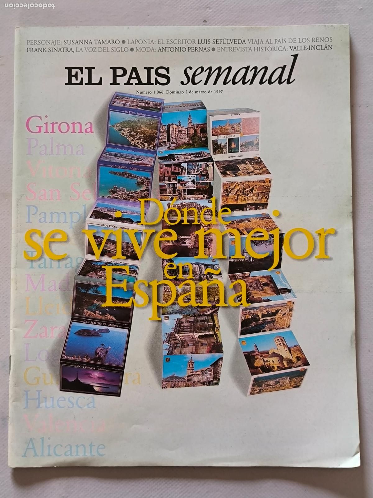 Coleccionismo de Peri&oacute;dico El Pa&iacute;s: EL PAIS SEMANAL N&ordm; 1066 - 2 DE MARZO 1997 (368)