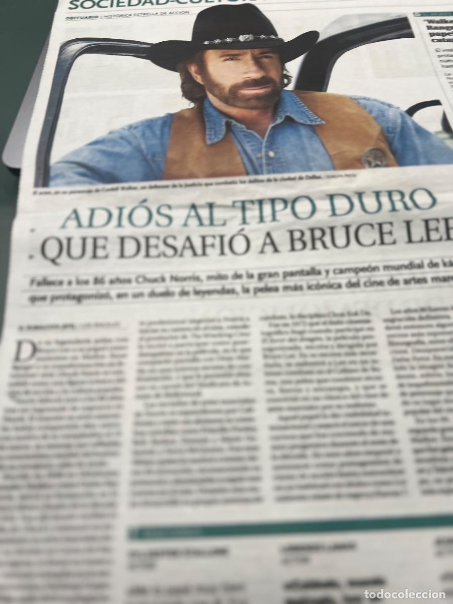 Coleccionismo de Peri&oacute;dico El Pa&iacute;s: Art&iacute;culo sobre CHUCK NORRIS. ARTES MARCIALES.