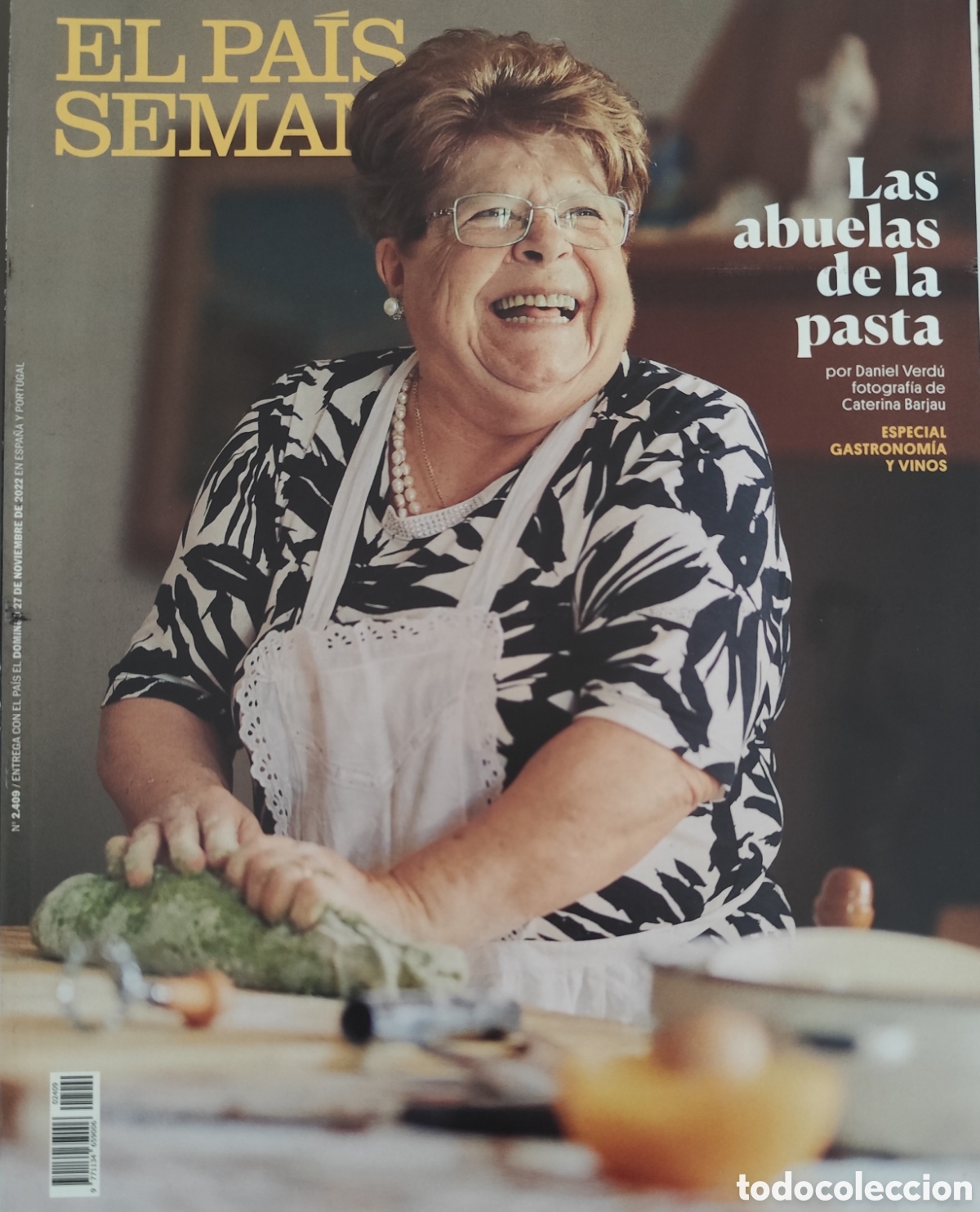 Coleccionismo de Peri&oacute;dico El Pa&iacute;s: REVISTA EL PAIS SEMANAL 27/11/22. MANUEL CARRASCO, ANDREI MOLODKIN