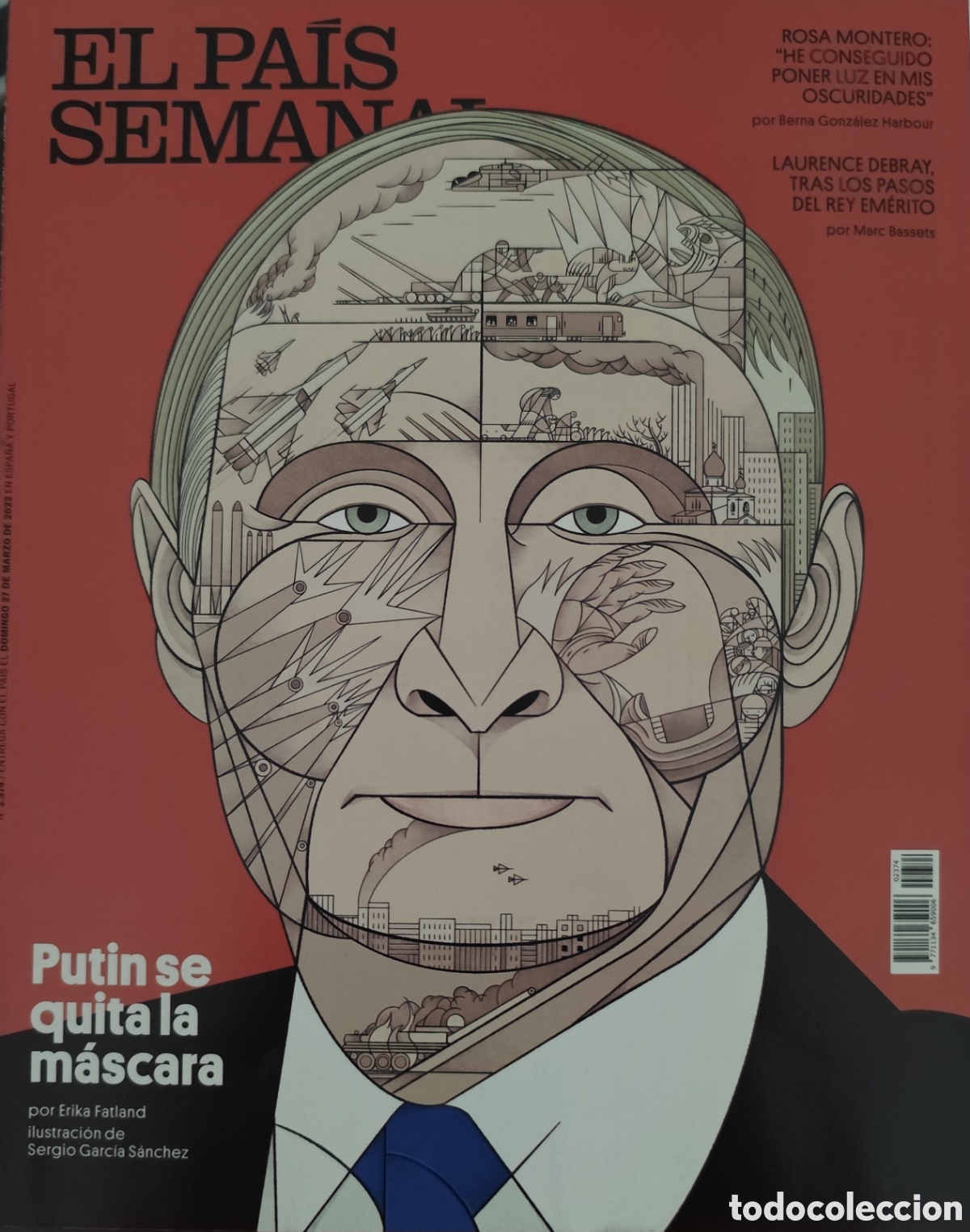 Coleccionismo de Peri&oacute;dico El Pa&iacute;s: REVISTA EL PAIS SEMANAL.27/03/22 ROSA MONTERO