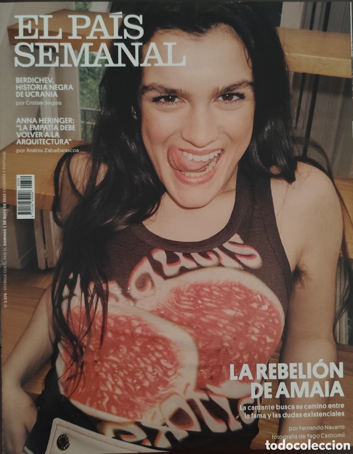 Coleccionismo de Peri&oacute;dico El Pa&iacute;s: REVISTA EL PAIS SEMANAL.01/05/22