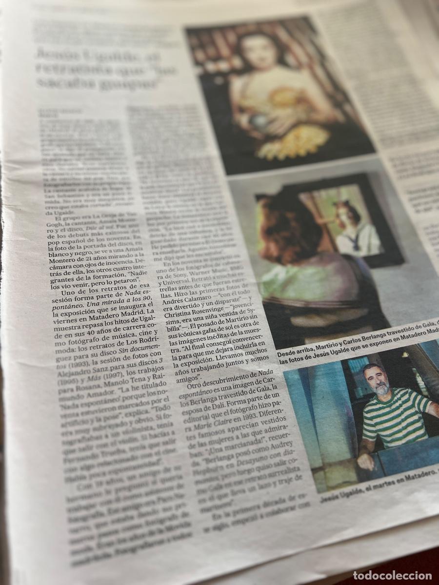 Coleccionismo de Peri&oacute;dico El Pa&iacute;s: JES&Uacute;S UGALDE. RETRATISTA FAMOSOS. FOTOGRAF&Iacute;A DE ESTUDIO. RETRATO.