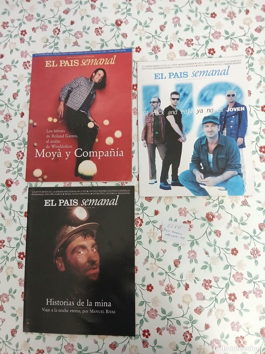 Coleccionismo de Peri&oacute;dico El Pa&iacute;s: 3 emplares de EL PAIS SEMANAL 1997-1997-1998