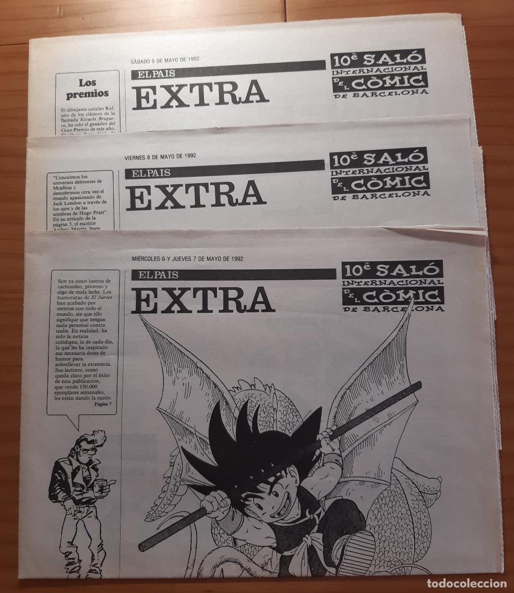 Coleccionismo de peri&oacute;dico El Pa&iacute;s: 10&eacute; SAL&Oacute; INTERNACIONAL DEL C&Ograve;MIC DE BARCELONA - EL PA&Iacute;S EXTRA - 1992 - MUY BUEN ESTADO