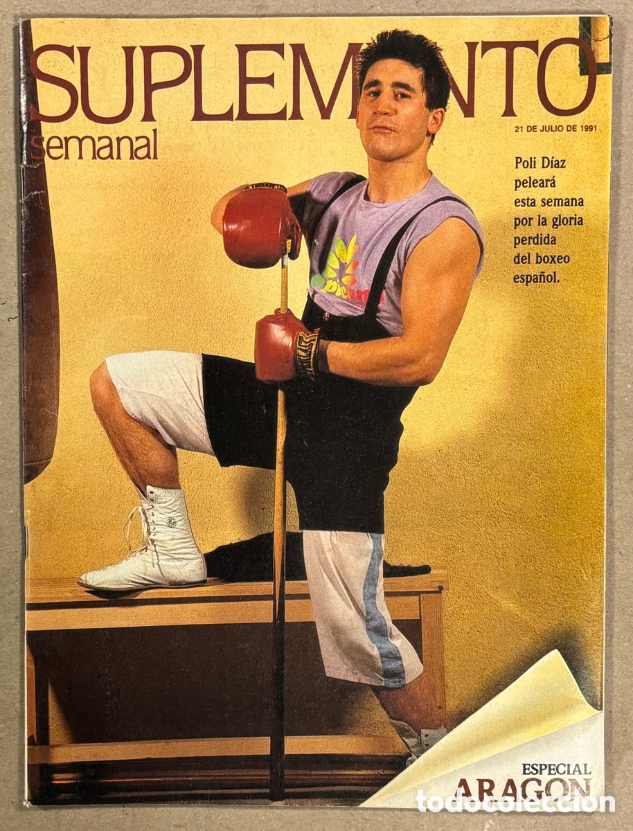 Coleccionismo de peri&oacute;dico El Pa&iacute;s: SUPLEMENTO SEMANAL (21/6/1991). POLI D&Iacute;AZ Vs WHITAKER, IN&Eacute;S SASTRE, ELVIS COSTELLO, ESPECIAL ARAG&Oacute;N