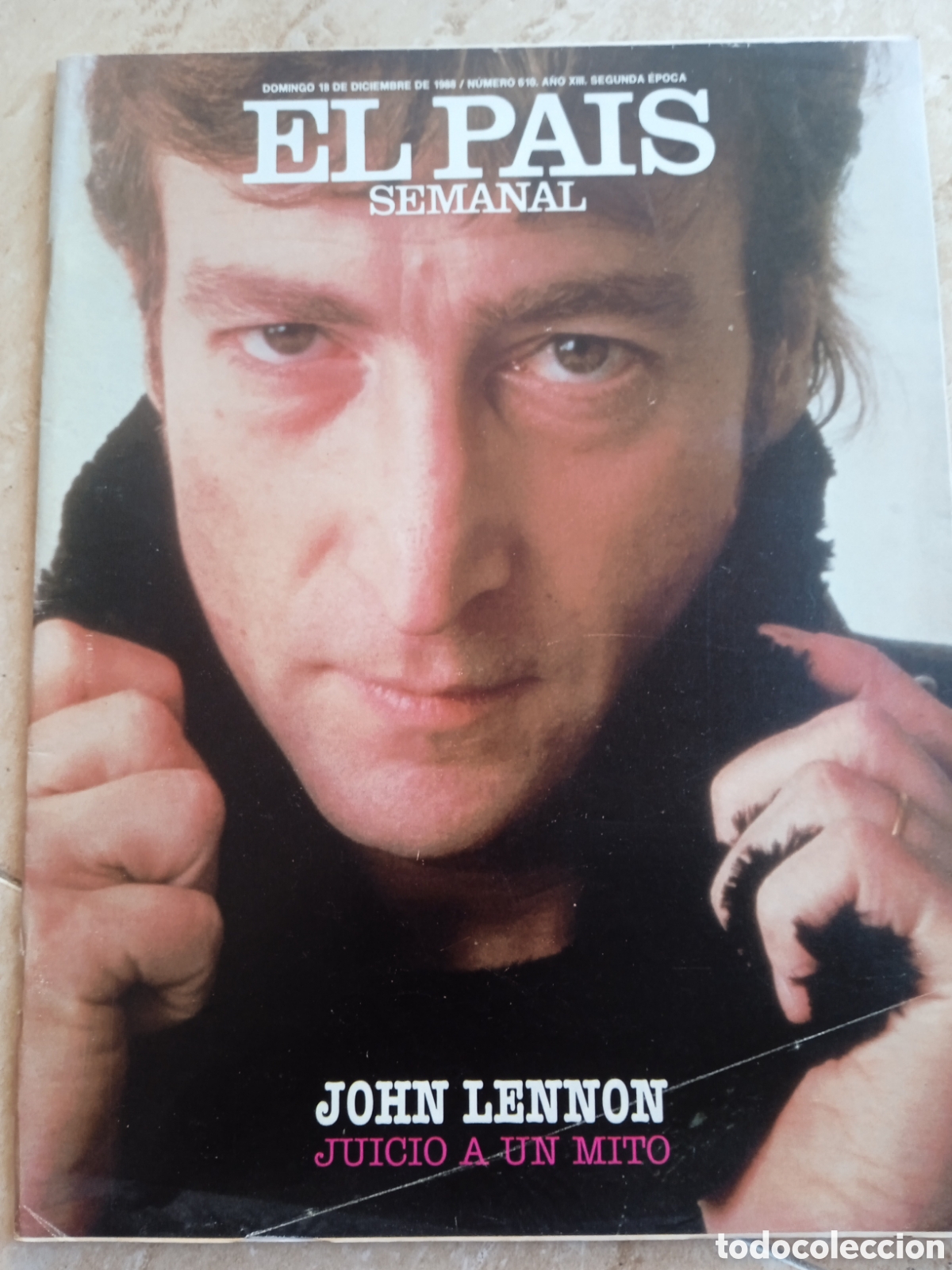 Coleccionismo de peri&oacute;dico El Pa&iacute;s: El Pais Semanal n&deg;610 John Lennon George Lucas