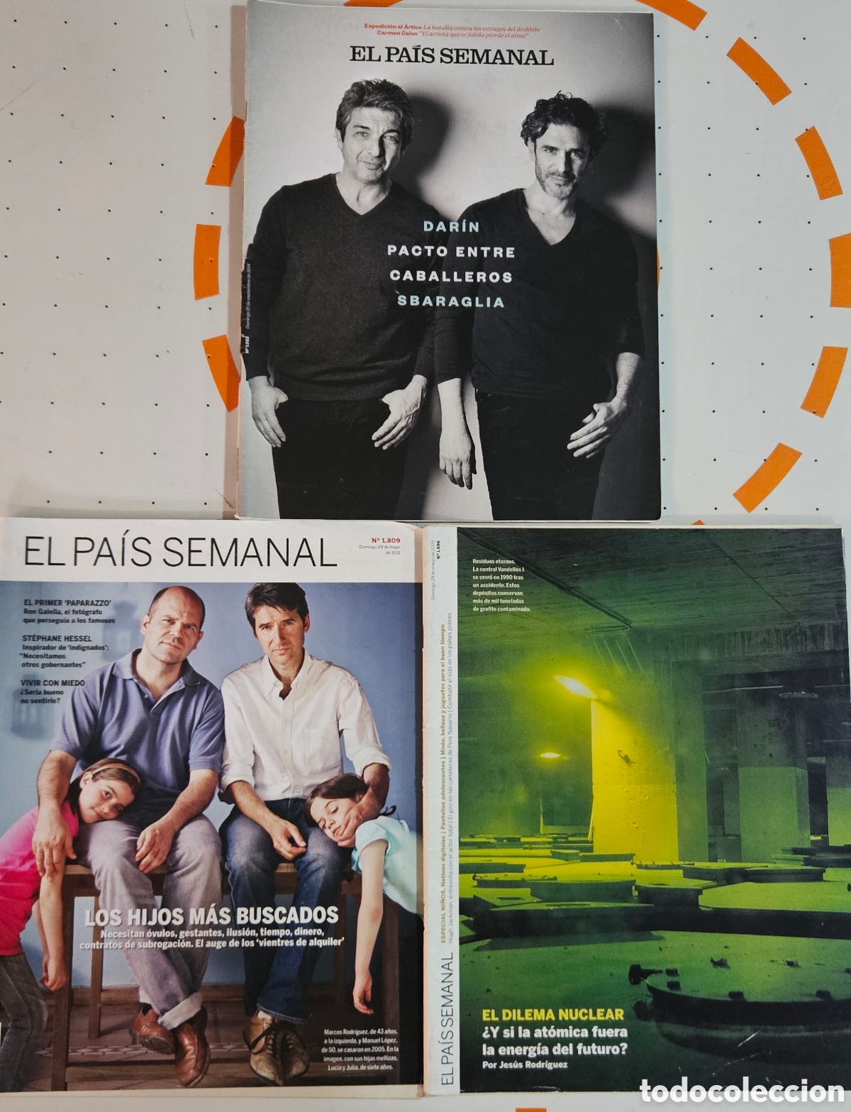 Collezionismo di Peri&oacute;dico El Pa&iacute;s: Lote 3 revistas El Pa&iacute;s Semanal