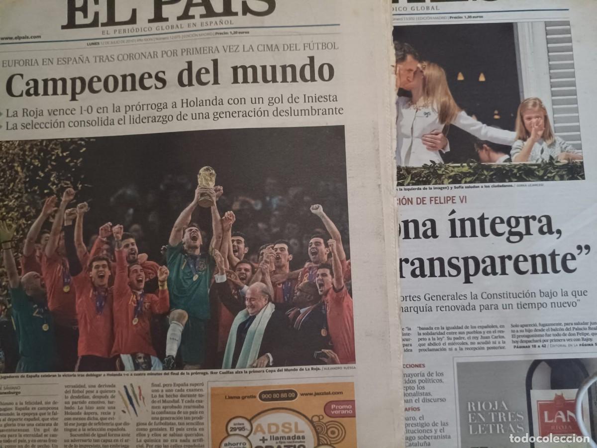 Coleccionismo de peri&oacute;dico El Pa&iacute;s: Lote de Ejemplares El Pais/El Mundo