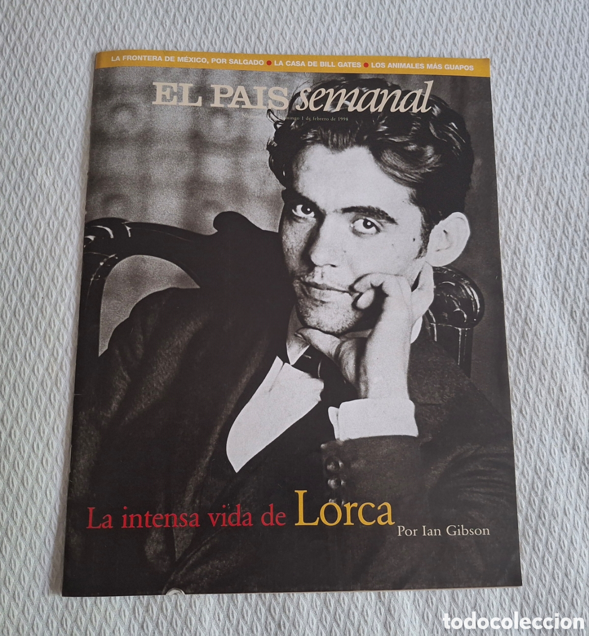 Coleccionismo de peri&oacute;dico El Pa&iacute;s: PA&Iacute;S SEMANAL 1988, FEDERICO GARC&Iacute;A LORCA