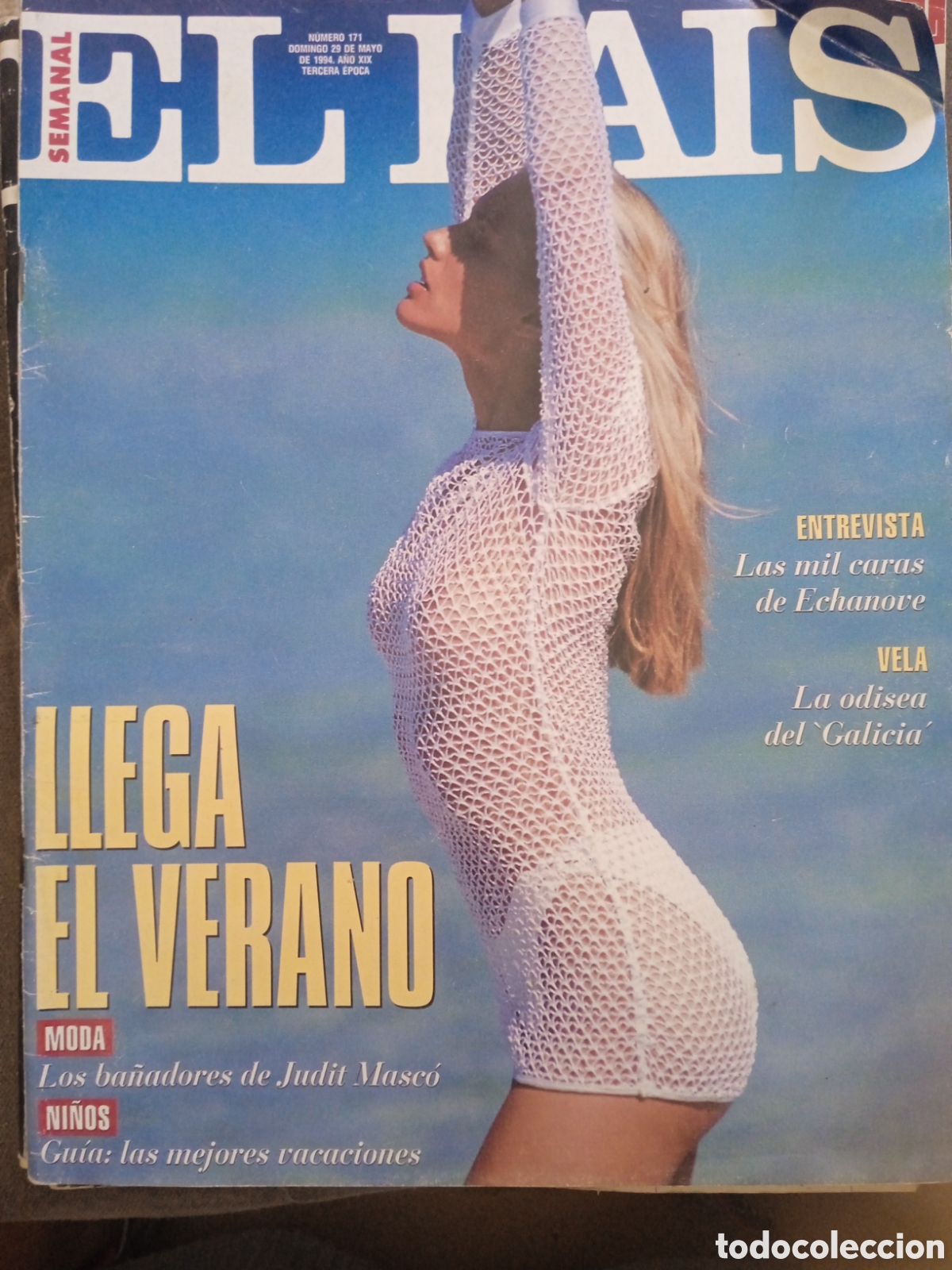 Coleccionismo de peri&oacute;dico El Pa&iacute;s: El Pais Semanal n&deg; 171 Judith Masc&oacute; Juan Echanove Bajo Arag&oacute;n Matarra&ntilde;a