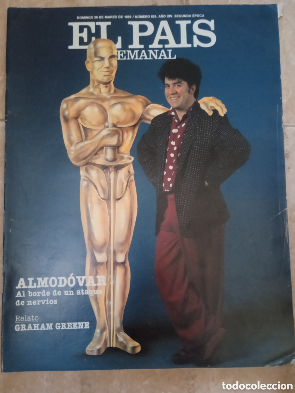 Coleccionismo de peri&oacute;dico El Pa&iacute;s: El Pais Semanal n&deg; 624 Pedro Almod&oacute;var &Oacute;scar Misses