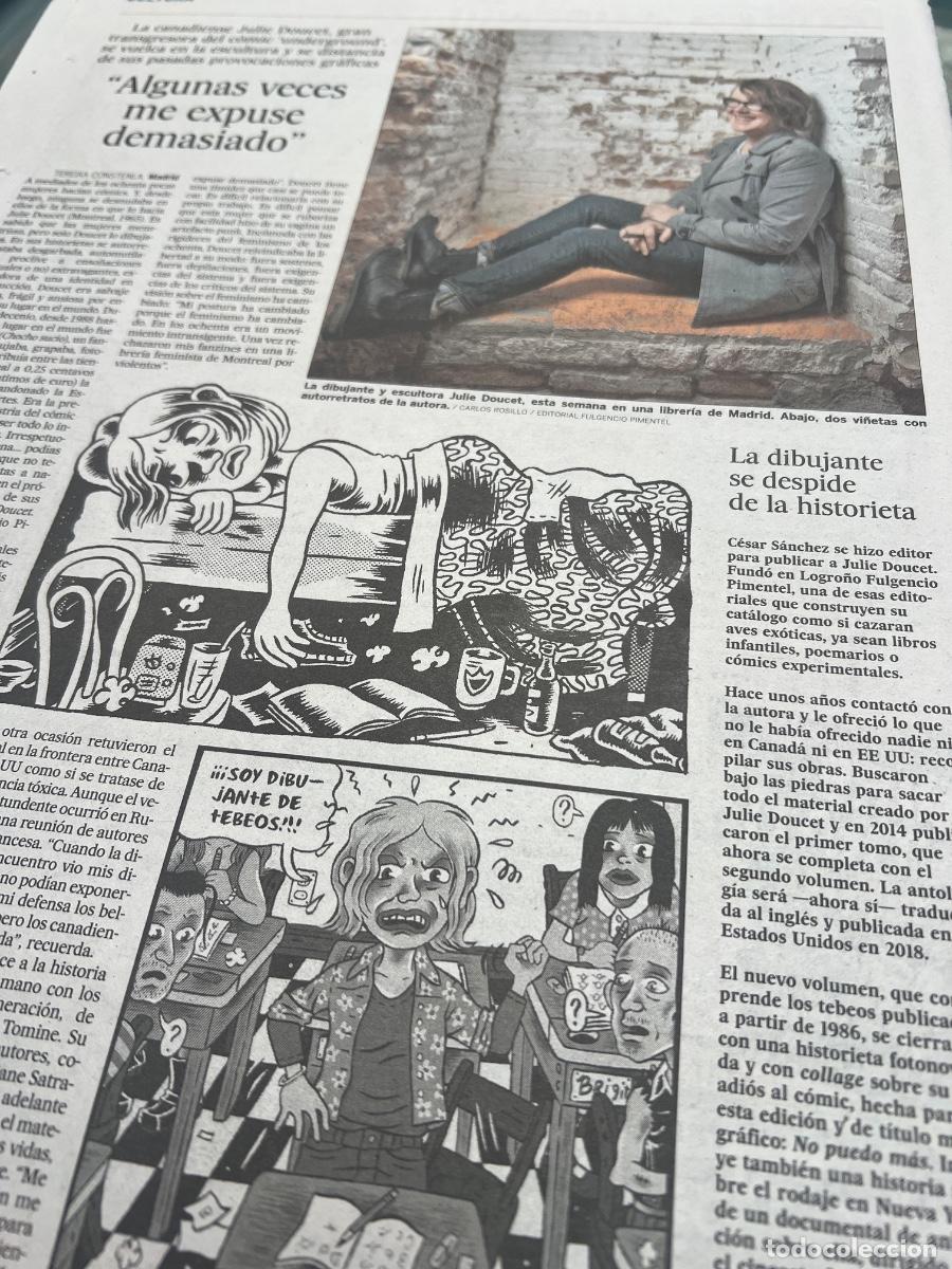 Coleccionismo de peri&oacute;dico El Pa&iacute;s: JULIE DOUCET. COMIC UNDERGROUND