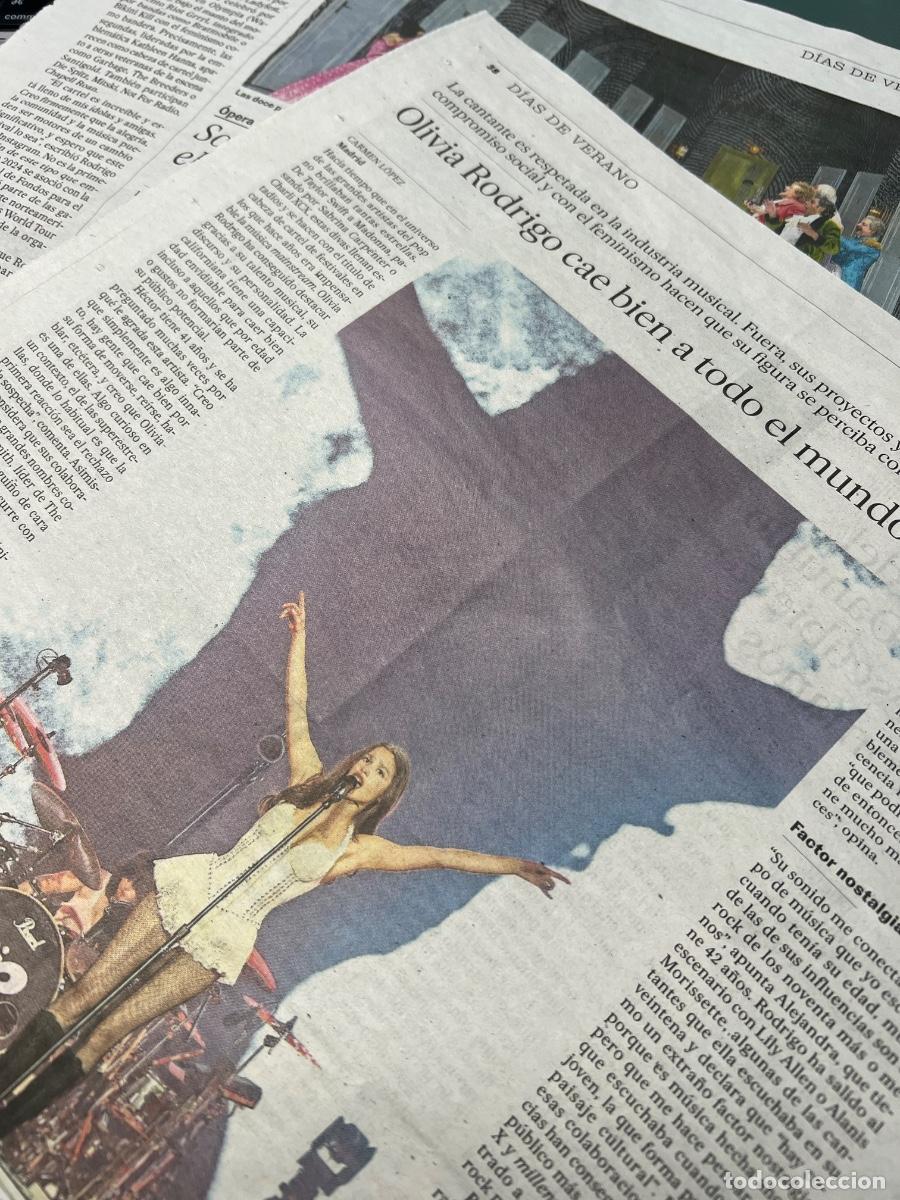 Coleccionismo de peri&oacute;dico El Pa&iacute;s: OLIVIA RODRIGO. POP ROCK FEN&Oacute;MENO FANS