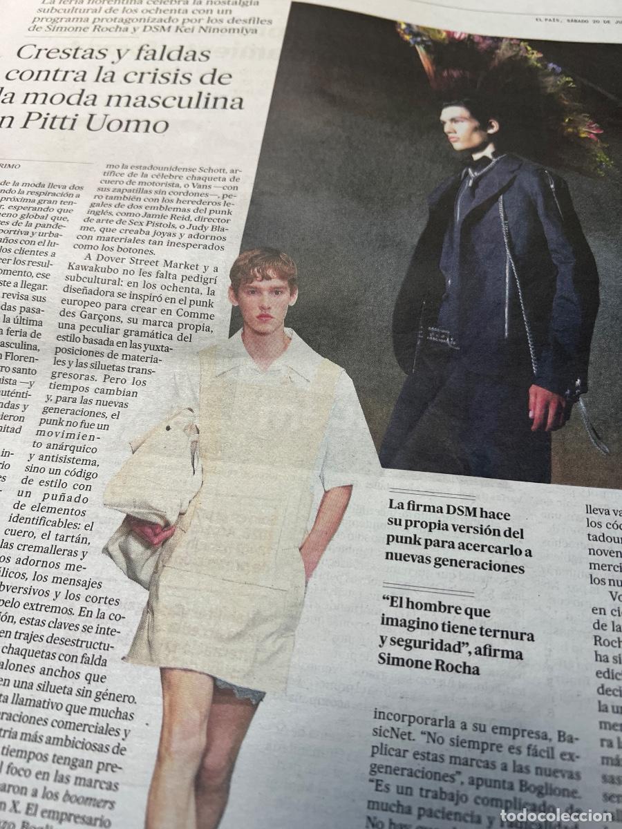 Collectionnisme de Journal El Pa&iacute;s: SIMONE ROCHA DSM KEI NINOMIYA PITTI UOMO PASARELA MODA FLORENCIA