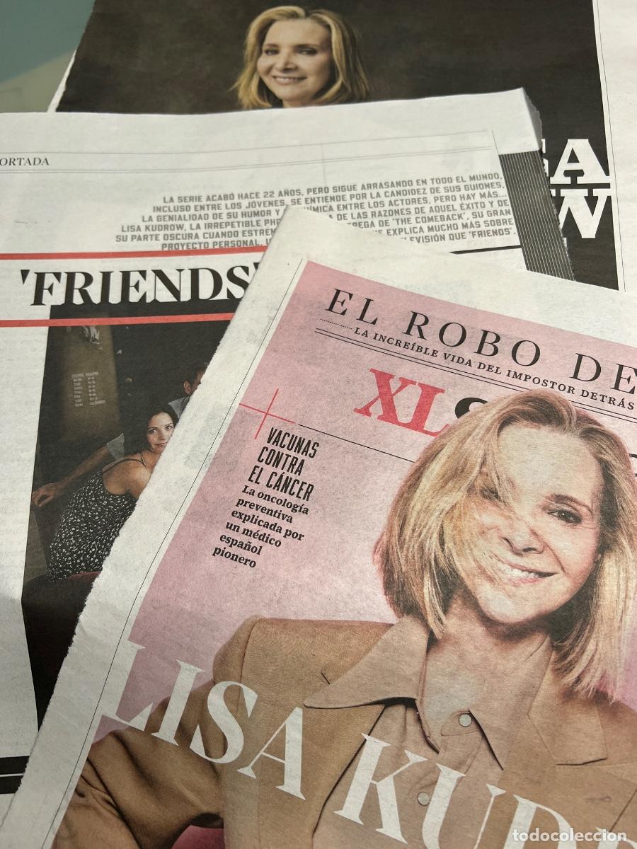 Collection Newspaper El Pa&iacute;s: FRIENDS. MATTHEW PERRY. LISA KUDROW
