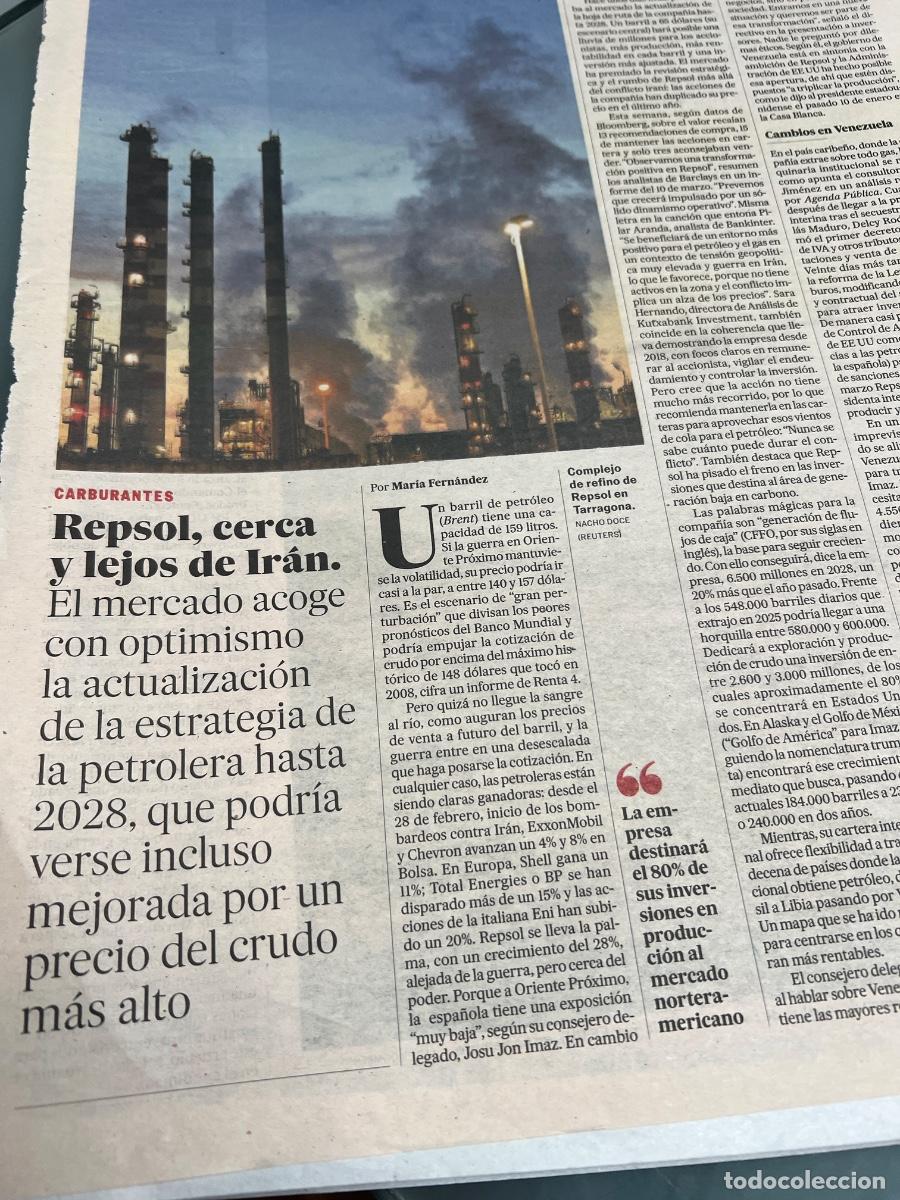 Collectionnisme de Journal El Pa&iacute;s: Dossier REPSOL antigua CAMPSA JOSU JON IMAZ BRUFAU