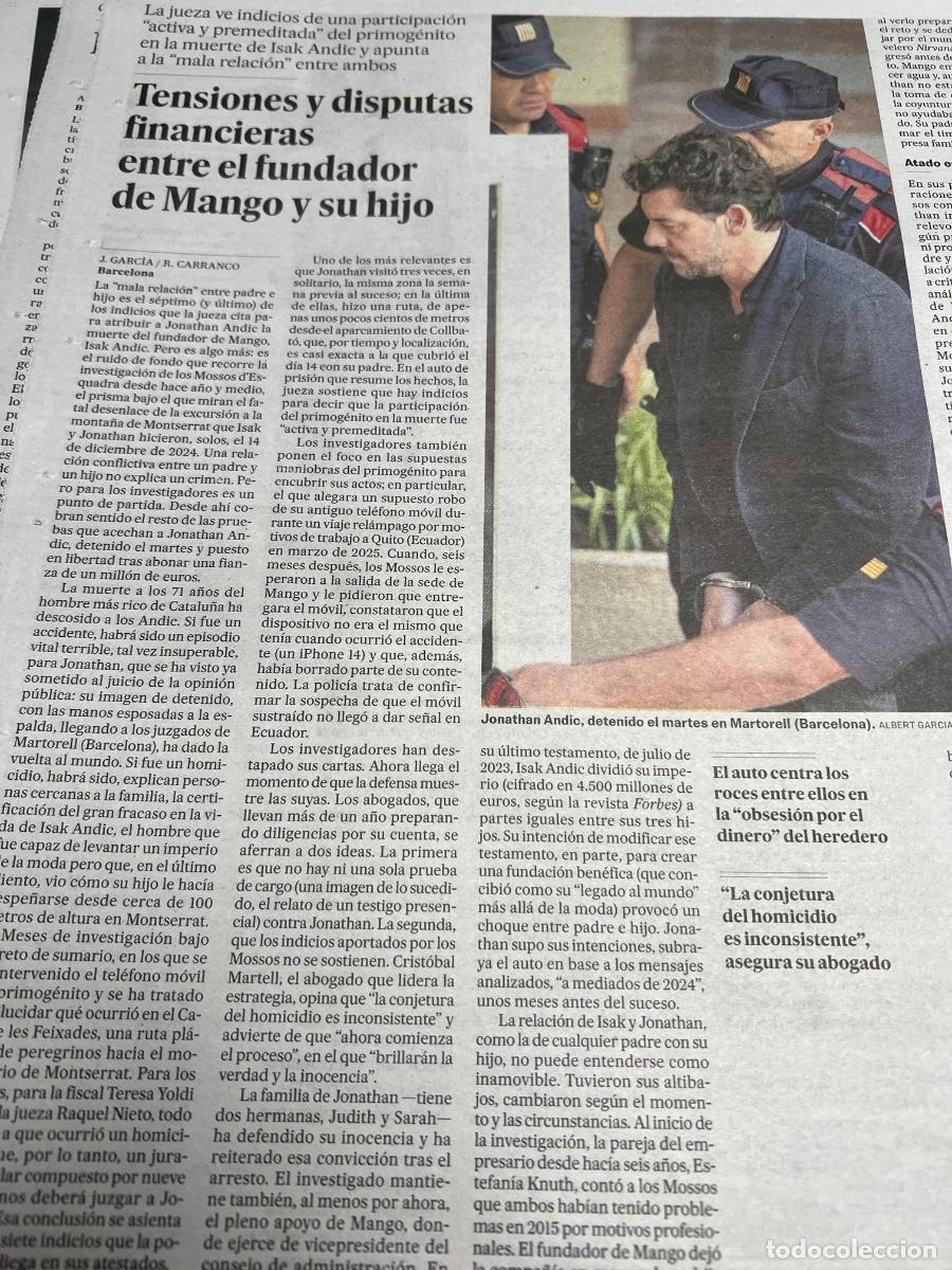 Coleccionismo de peri&oacute;dico El Pa&iacute;s: Dossier MANGO. ISAK ANDIC. MODA. - Foto 23