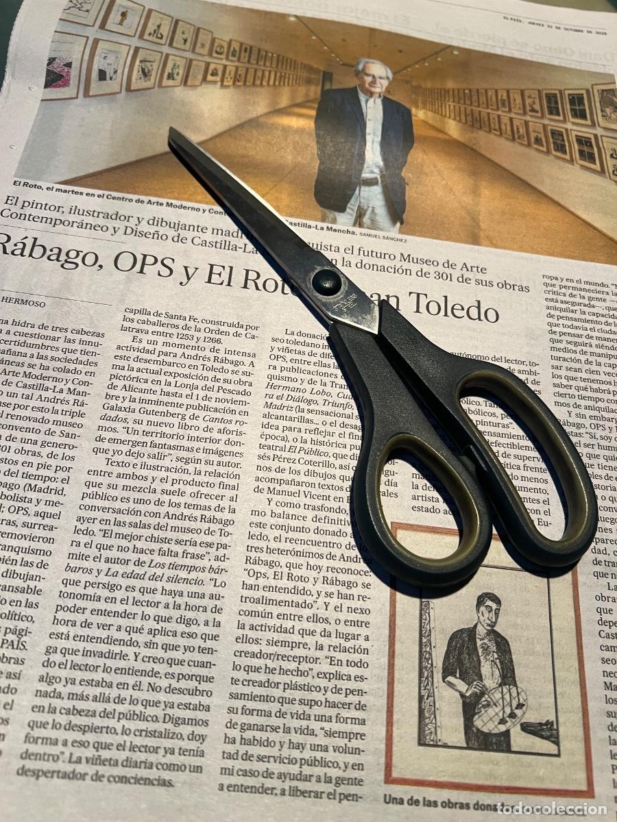 Coleccionismo de peri&oacute;dico El Pa&iacute;s: Art&iacute;culo sobre EL ROTO R&Aacute;BAGO OPS MUSEO DE ARTE CONTEMPOR&Aacute;NEO Y DISE&Ntilde;O DE CASTILLA LA MANCHA