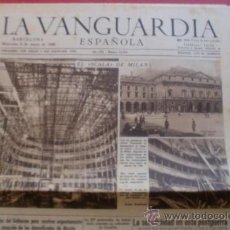 Coleccionismo Periódico La Vanguardia: LA VANGUARDIA 08/05/1946 EL SCALA DE MILAN - JACINTO BENAVENTE EN BARCELONA - CICLISMO
