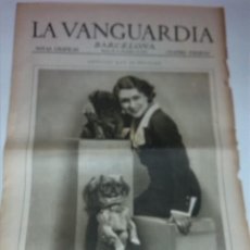 Collectionnisme Journal La Vanguardia: ARTISTAS QUE SE REVELAN, EMILIA ALIAGA. DEPORTE EN BARCELONA. LA VANGUARDIA 29 NOVIEMBRE 1932. 4 P.. Lote 41001798