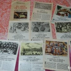 Collezionismo Periódico La Vanguardia: COLECCIONABLE INCOMPLETO DE ''EL ARTE DE COMER POR NÉSTOR LUJÁN'' - LA VANGUARDIA, 1983 -