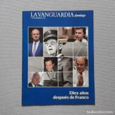 Coleccionismo Periódico La Vanguardia: LA VANGUARDIA - DIEZ AÑOS DESPUÉS DE FRANCO. Lote 197774220