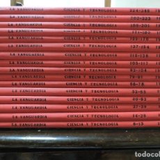 Coleccionismo Periódico La Vanguardia: LOTE DE LA VANGUARDIA. CIENCIA Y TECNOLOGÍA. DE 1989 A 1995. VER IMÁGENES. Lote 271550583