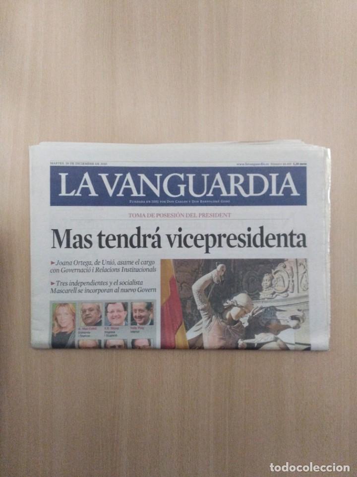 Collectionnisme Journal La Vanguardia: LA VANGUARDIA N&ordm; 46.415 - 28/12/2010