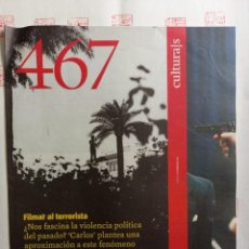 Coleccionismo Periódico La Vanguardia: SUPLEMENTO CULTURAS LA VANGUARDIA- FILMAR TERRORISMO. MARY JO BANG Nº 467. Lote 341521478